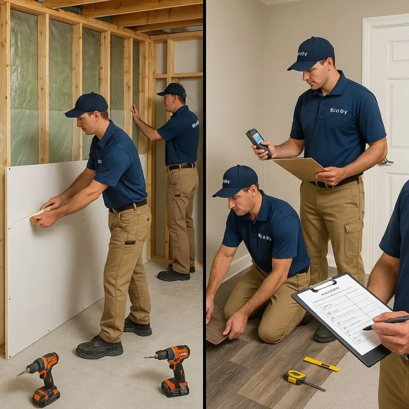 Repairs and Reconstruction process in Falkville, AL